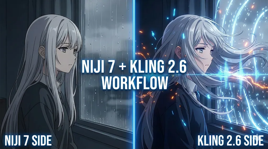 Kling 2.6 & Niji 7 Workflow: How to Create Viral AI Anime Dramas (2026 Guide)