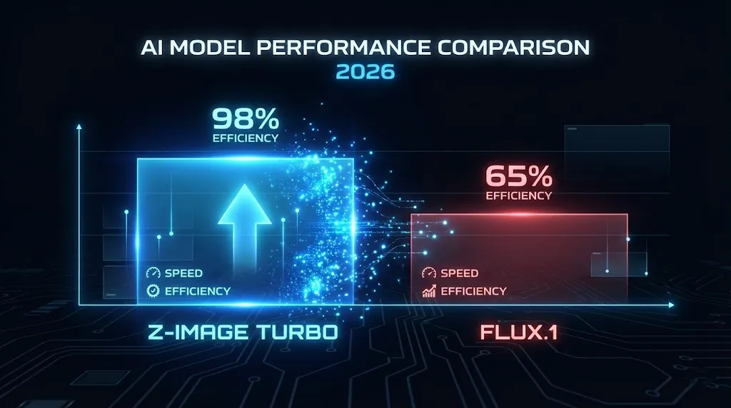 Vergleich von Inferenzgeschwindigkeit und VRAM-Nutzung: Z-Image Turbo vs. FLUX.1